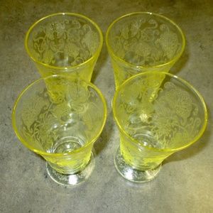 LAST CALL! Hazel Atlas Depression Glass Tumblers 4